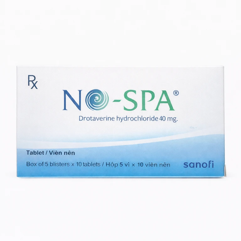 No-Spa Antispasmodic Tablets (Drotaverine) 40 mg x 10 Tablets